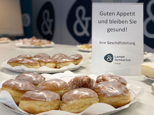 Berliner statt Freimarkt hieß es in diesem Jahr für die Kolleginnen und Kollegen der Lampe & Schwartze Group